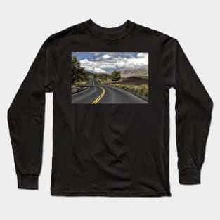 Entering Craters of the Moon National Monument and Preserve Long Sleeve T-Shirt